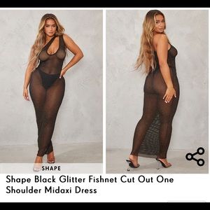 NWT Fishnet dress (belt separate)